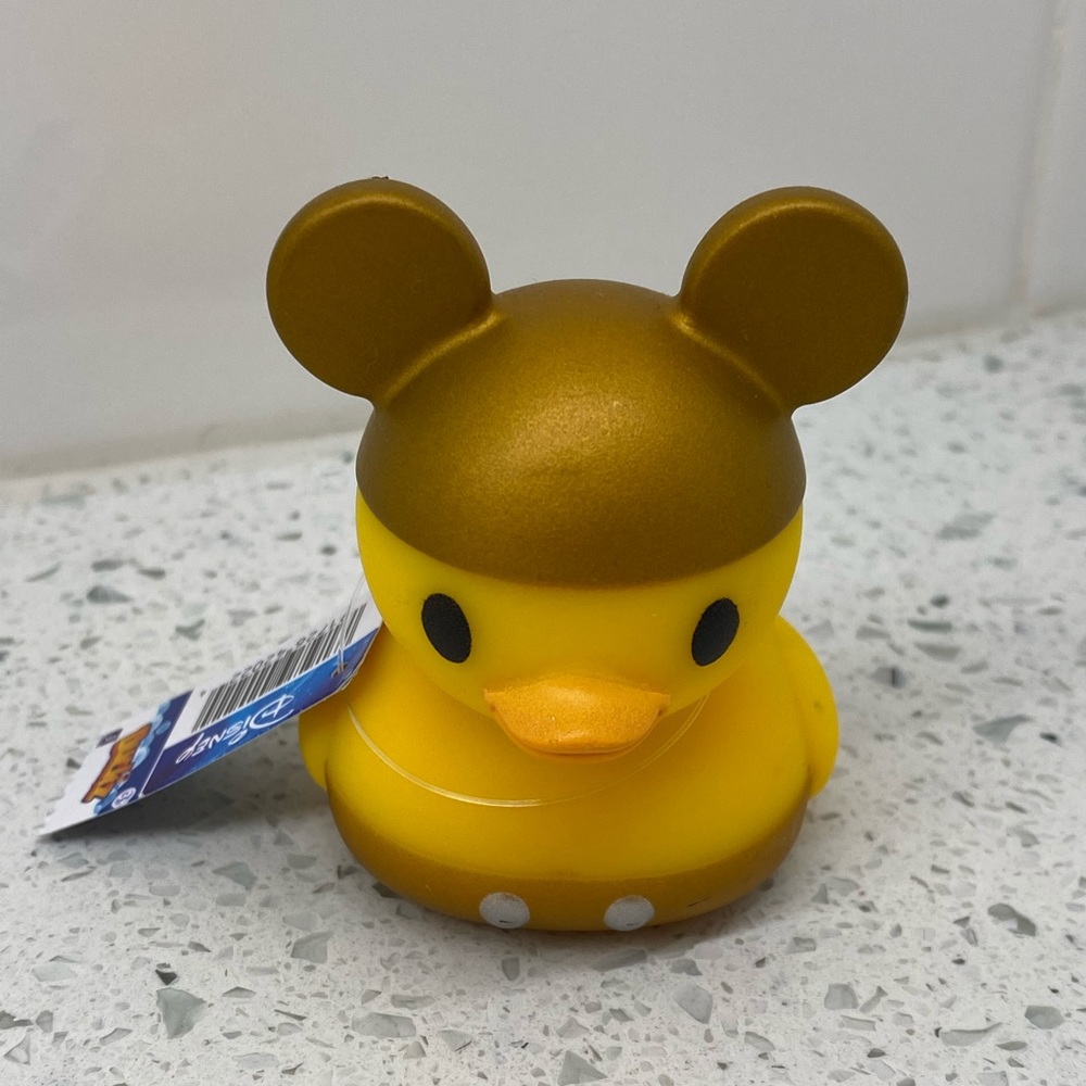 NWT Target Golden Mickey Rubber Duck